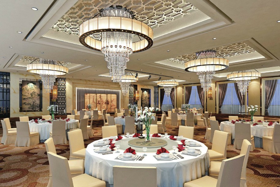 大氣莊重的遠(yuǎn)安國際大酒店設(shè)計(jì)效果圖欣賞