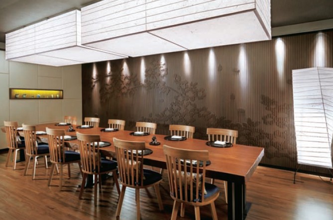 寧靜自然的酒店餐廳設(shè)計(jì)案例   TATSU居酒屋