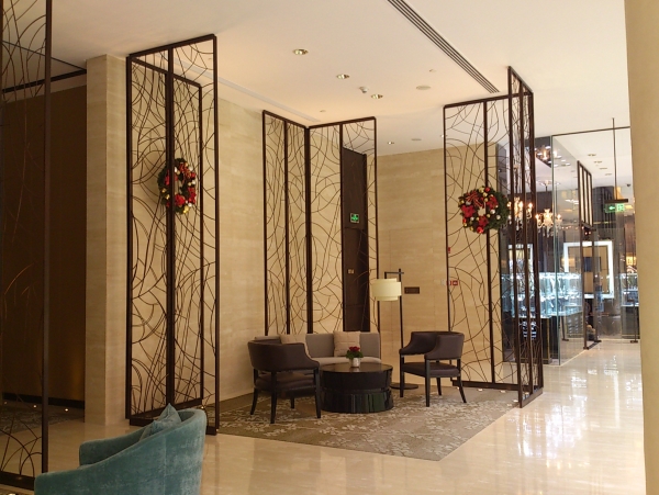 上海衡山路十二號豪華精選酒店大堂軟裝設(shè)計賞析