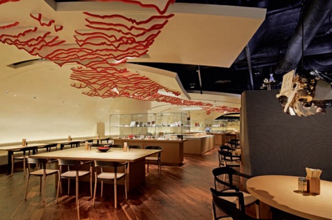 獨特風(fēng)格  MOTHER'S SHOKUDO休閑餐廳設(shè)計效果圖