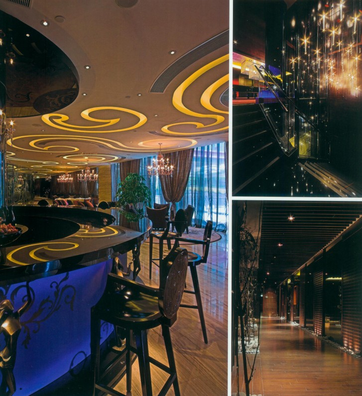 翔龍灣娛樂會所設計 突出獨特高貴的藝術氣質