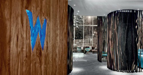 時(shí)尚先鋒  亞特蘭大W酒店大堂設(shè)計(jì)效果圖欣賞