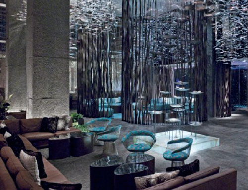 時(shí)尚先鋒  亞特蘭大W酒店大堂設(shè)計(jì)效果圖欣賞