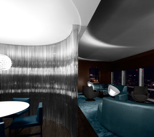 時(shí)尚先鋒  亞特蘭大W酒店大堂設(shè)計(jì)效果圖欣賞