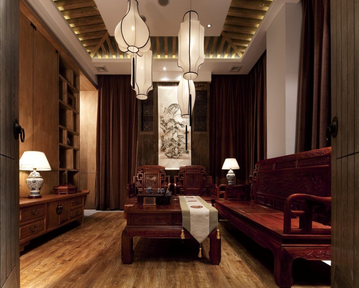 合肥徽派茶會所設(shè)計