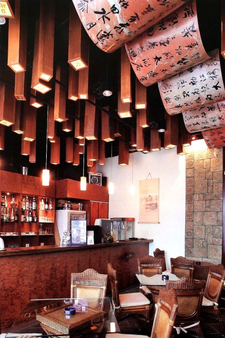 人生小驛酒吧設(shè)計(jì) 流露古代文化的無窮意韻