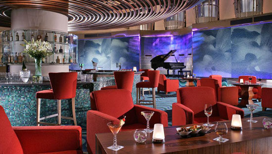 簡約時尚的新加坡泛太平洋商務酒店大堂設計效果圖欣賞