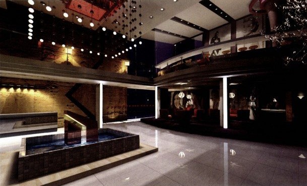 以玫瑰主題的娛樂會所設(shè)計效果圖欣賞