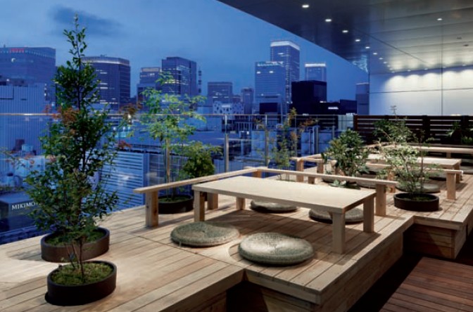 石楠花現(xiàn)代日式酒店餐廳設計效果圖欣賞