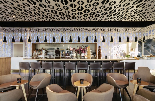 國外時尚簡約風格休閑酒吧設計欣賞