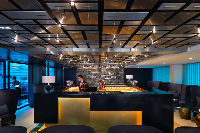 花樣雞尾酒吧  巴塞羅那文華東方酒店銀行家酒吧設(shè)計(jì)圖欣賞