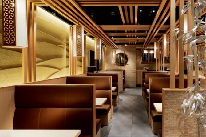 上海哲東酒店餐廳設(shè)計(jì)推薦：充滿創(chuàng)意的壽司店設(shè)計(jì)圖欣賞
