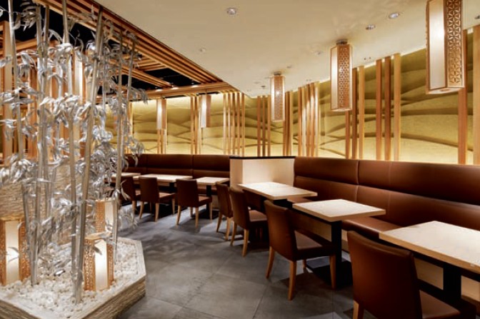 上海哲東酒店餐廳設(shè)計(jì)推薦：充滿創(chuàng)意的壽司店設(shè)計(jì)圖欣賞