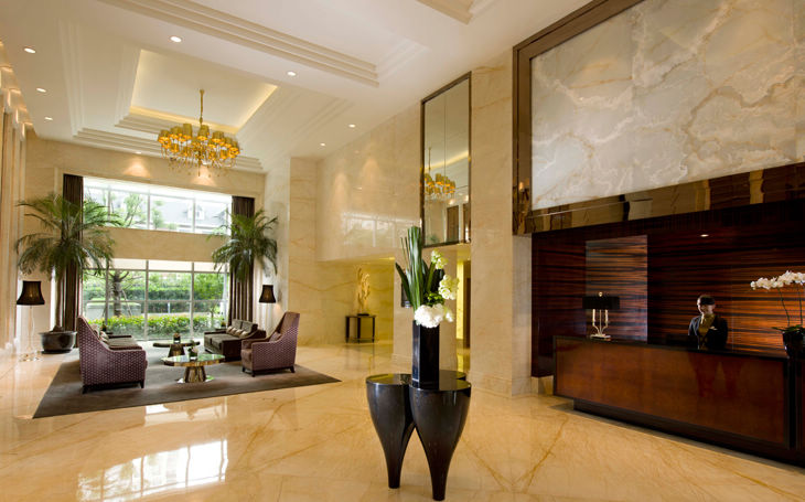 上海元一虹橋希爾頓酒店大堂設(shè)計(jì)欣賞