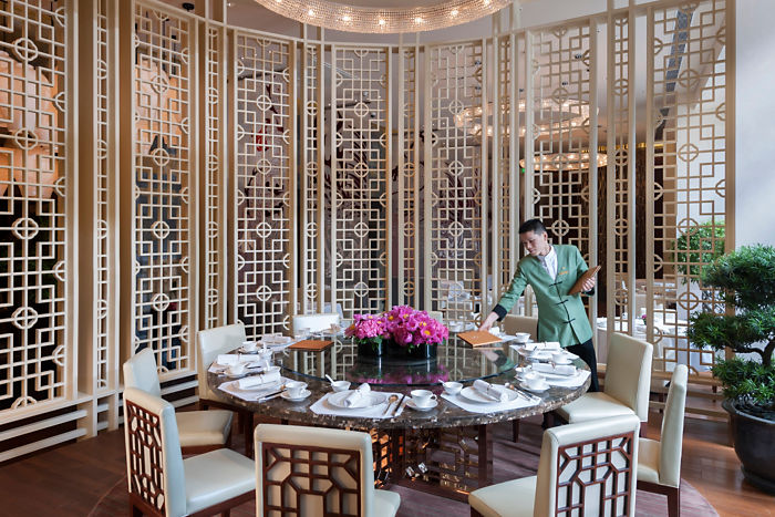 雍容中式高檔餐廳設(shè)計(jì)  雍頤庭中餐廳設(shè)計(jì)欣賞