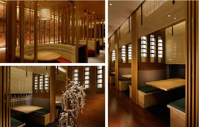 傳統(tǒng)日式餐廳 北京的勝博殿餐飲會所設計