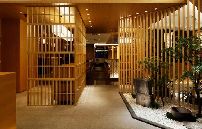 傳統(tǒng)日式餐廳 北京的勝博殿餐飲會所設計