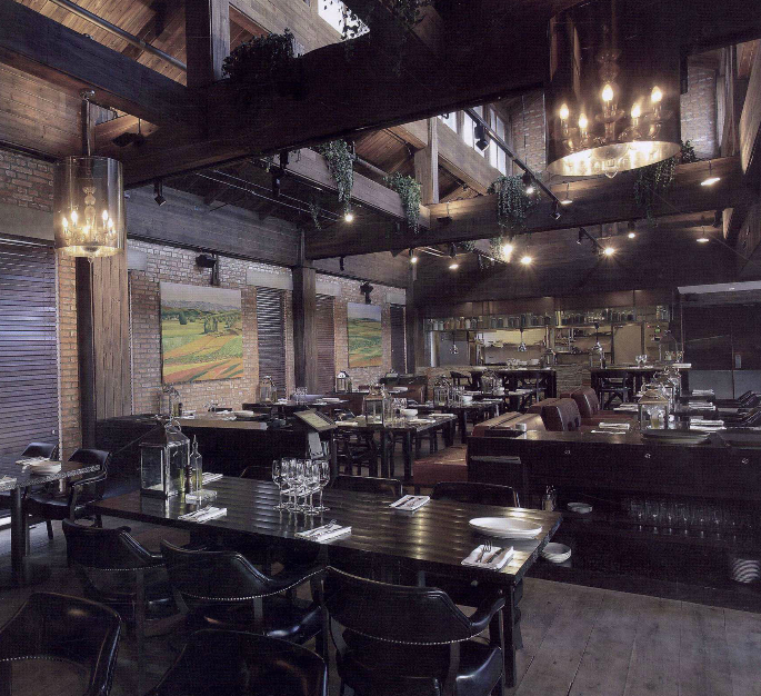 舊工廠式裝飾風(fēng)格的餐飲會(huì)所——1949