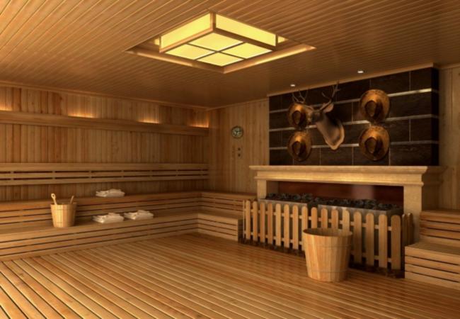 北京瓊斯奢華spa水療會所桑拿室設計