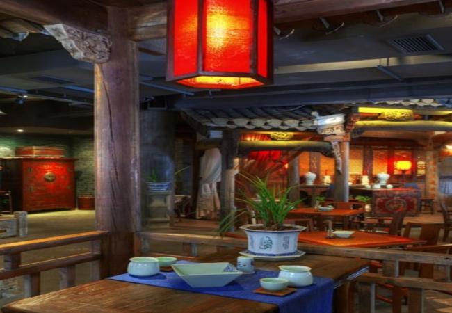 上海茶餐廳設(shè)計-大廳一角