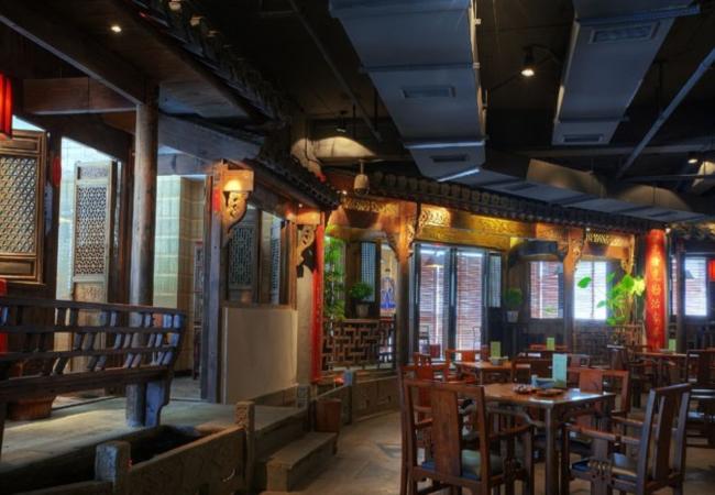 上海茶餐廳設(shè)計-大廳一角