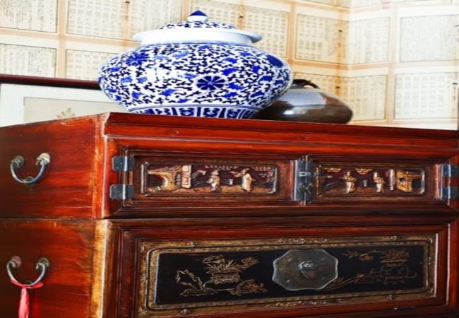 上海茶餐廳設(shè)計-包間一角