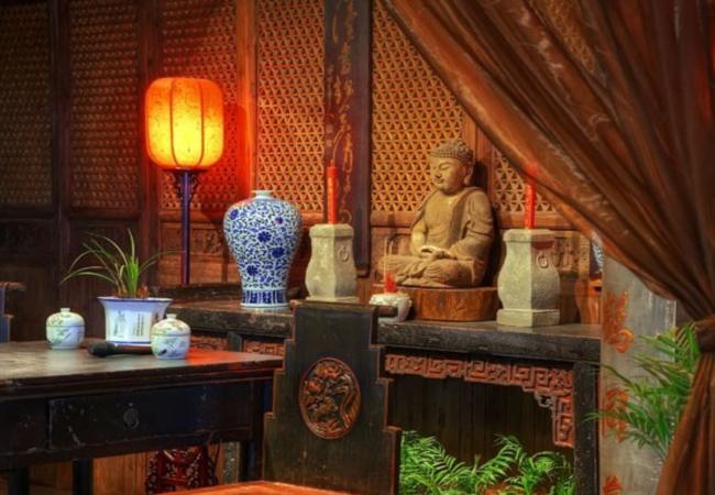 上海茶餐廳設(shè)計-包間一角