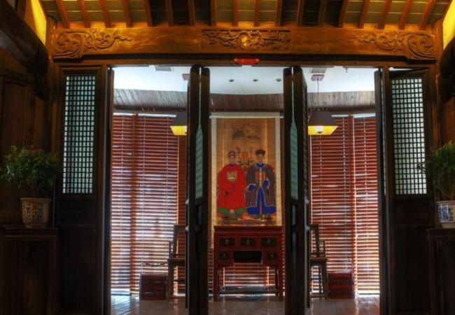 上海茶餐廳設(shè)計-過道