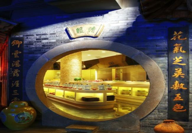 上海茶餐廳設(shè)計-過道