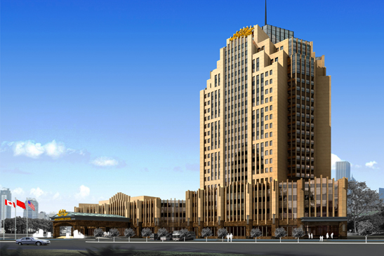 德州波司登富豪國(guó)際五星級(jí)酒店外觀設(shè)計(jì)效果圖