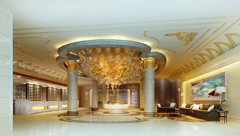 北京瓊斯奢華spa水療會所大堂設計