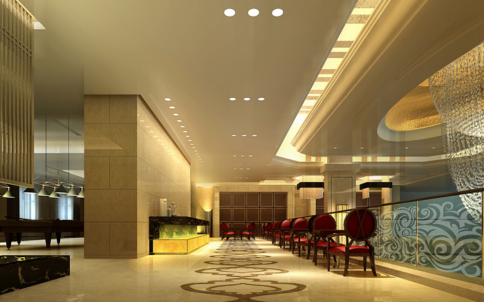 坤源溫泉酒店大堂餐廳設(shè)計