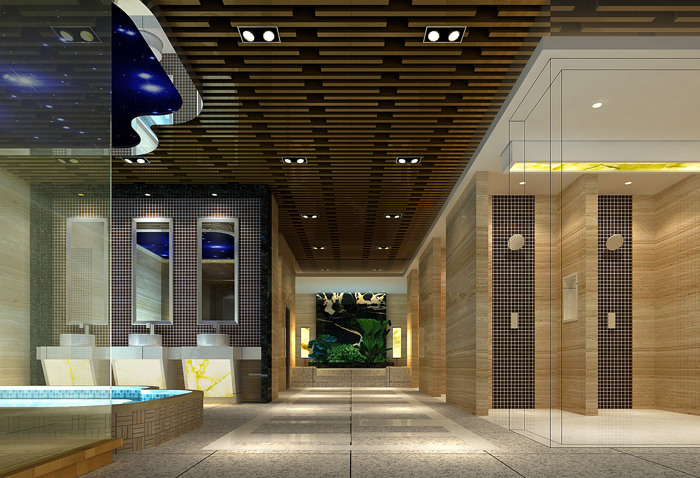 坤源溫泉酒店女浴區(qū)設(shè)計