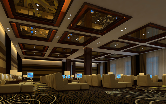 坤源溫泉酒店休息區(qū)設(shè)計