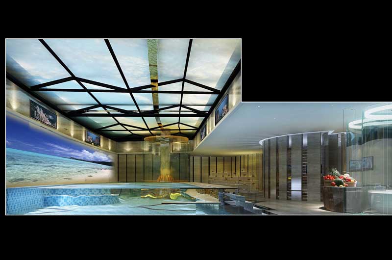 北京天曼洗浴會所浴區(qū)設(shè)計(jì)