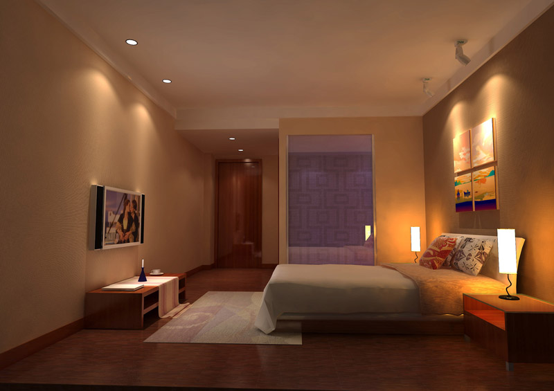 信陽(yáng)光山大浪淘沙商務(wù)會(huì)所客房單人間設(shè)計(jì)