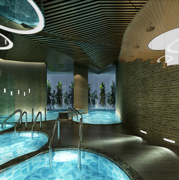 滎陽一江春水洗浴會(huì)所男浴區(qū)設(shè)計(jì)