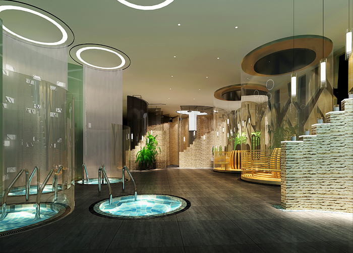 滎陽一江春水洗浴會(huì)所女浴區(qū)設(shè)計(jì)