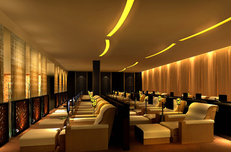 水匯國際俱樂部休息區(qū)設(shè)計(jì)