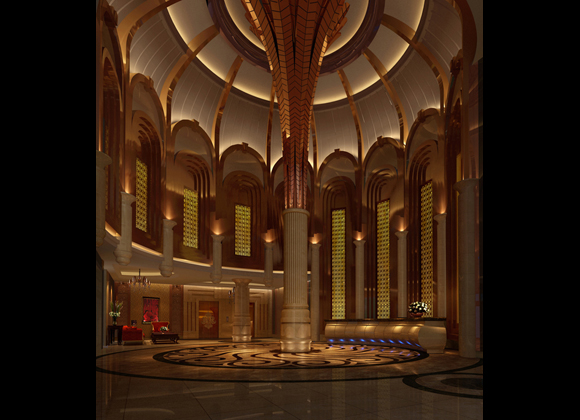 環(huán)球一號(hào)國(guó)際會(huì)所設(shè)計(jì)-大廳