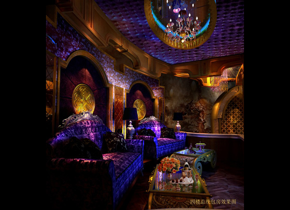 臉譜國際會所設(shè)計-總統(tǒng)包房