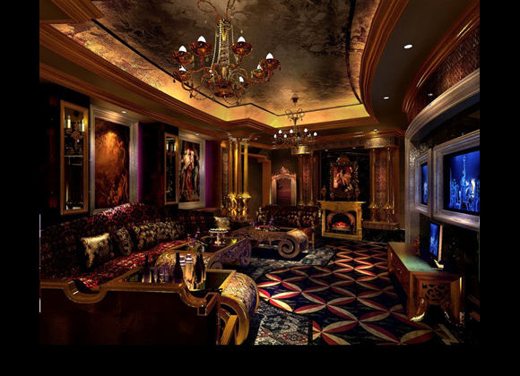 臉譜國際會所設(shè)計-總統(tǒng)包房01