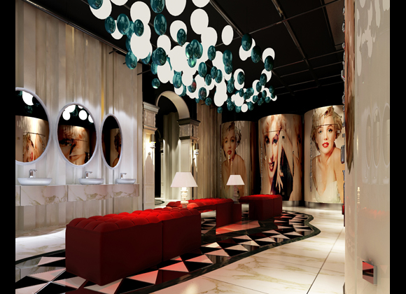 徐州愛特納酒吧設(shè)計-公共衛(wèi)生間