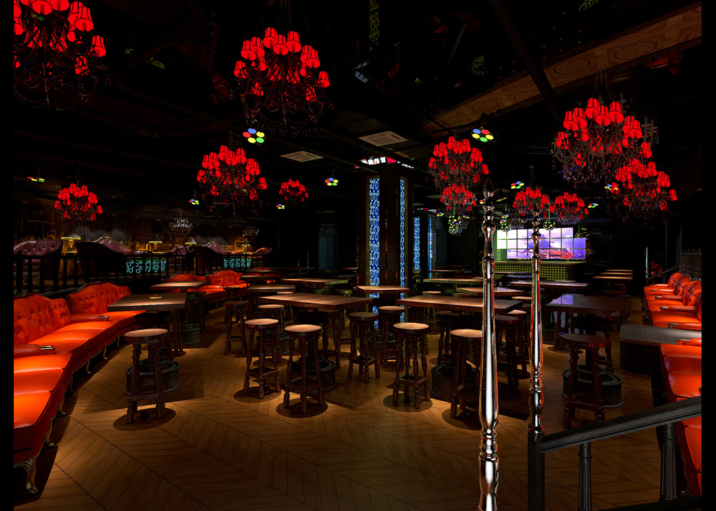 山西太原蘇荷酒吧設(shè)計案例