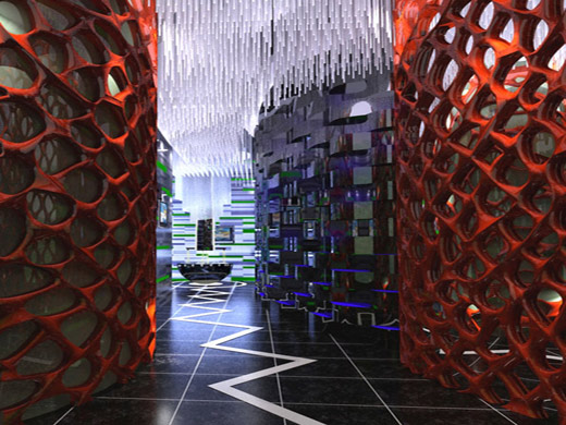 北京蘭黛娛樂會所時尚設(shè)計-過道