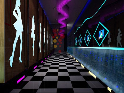 北京蘭黛娛樂會所時尚設(shè)計-走廊