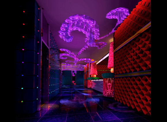 鄭州紫金娛樂會所(夜總會)設計-大廳