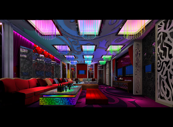鄭州紫金娛樂會所(夜總會)設計-大包01