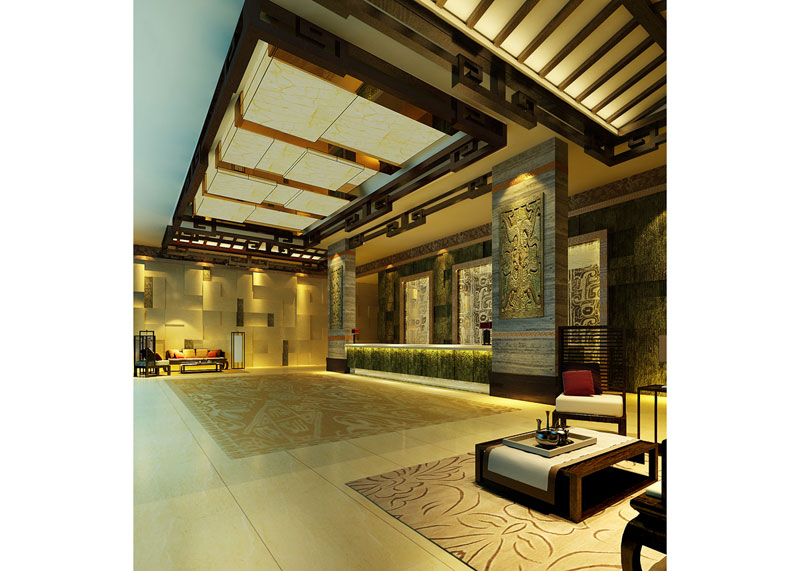 九州水韻溫泉洗浴會(huì)所大廳設(shè)計(jì)