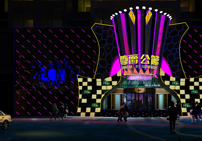 尊爵公館夜總會裝修設計